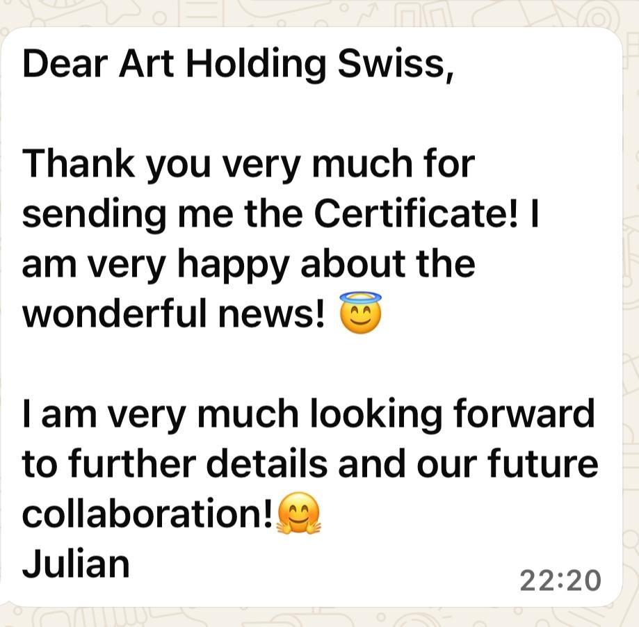 Message from Julian