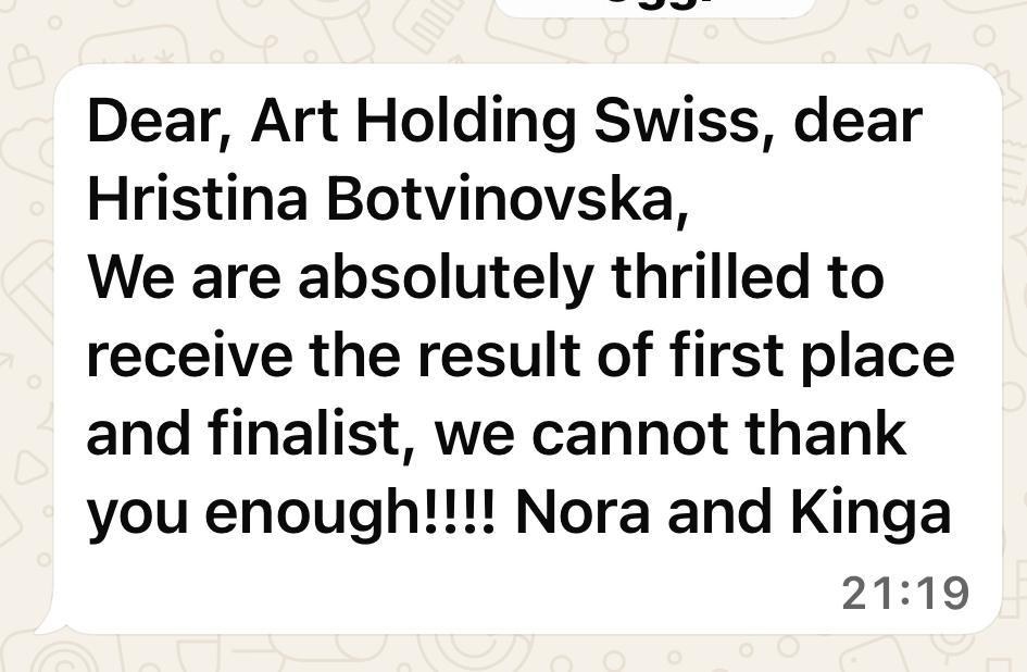 Message from Nora & Kinga